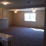 View of living room from kitchen